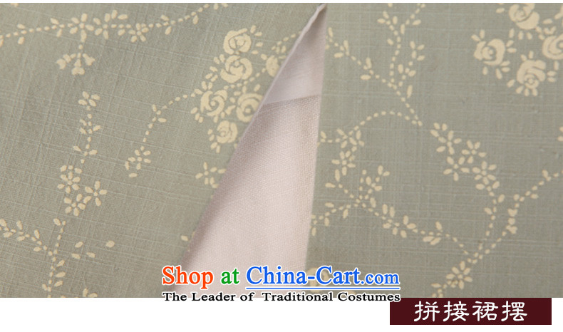 The Butterfly Lovers Butterfly Lovers the summer and autumn of 2015, replacing the new nation of nostalgia for the stamp in the Sau San long skirt QIPAO) cotton linen cheongsam dress figure - pre-sale 5 days L pictures, prices, brand platters! The elections are supplied in the national character of distribution, so action, buy now enjoy more preferential! As soon as possible.