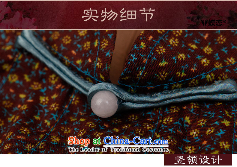 The Butterfly Lovers 2015 Summer new stylish improved cheongsam dress retro cotton linen short-sleeved daily cotton qipao 54240 Saika - 10 days pre-sale prices, pictures, L brand platters! The elections are supplied in the national character of distribution, so action, buy now enjoy more preferential! As soon as possible.