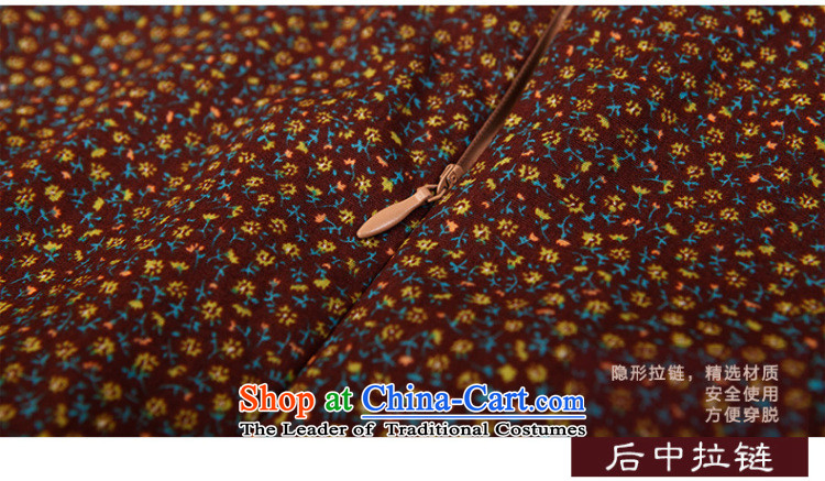 Butterfly Spring and Summer 2015 land new stylish improved cheongsam dress retro cotton linen short-sleeved daily cotton floral qipao - 10 days pre-sale prices, pictures, XXL brand platters! The elections are supplied in the national character of distribution, so action, buy now enjoy more preferential! As soon as possible.