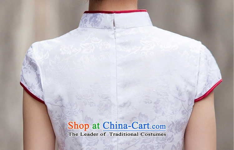 Jia Mei flower   spring and summer 2015 New Tang dynasty and the relatively short time, the improvement of nostalgia for the day-to-Sau San cheongsam dress cheongsam dress pink S 1124# picture, prices, brand platters! The elections are supplied in the national character of distribution, so action, buy now enjoy more preferential! As soon as possible.