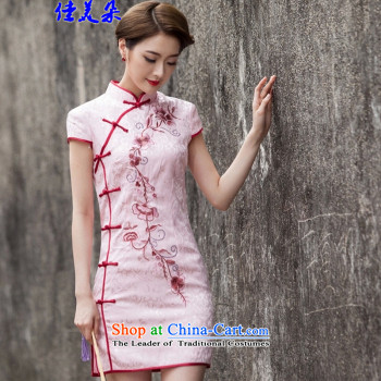 Jia Mei flower spring and summer 2015 replacing the new president lace qipao stylish Sau San dresses engraving 1106# spend hook Yellow XL Photo, prices, brand platters! The elections are supplied in the national character of distribution, so action, buy now enjoy more preferential! As soon as possible.