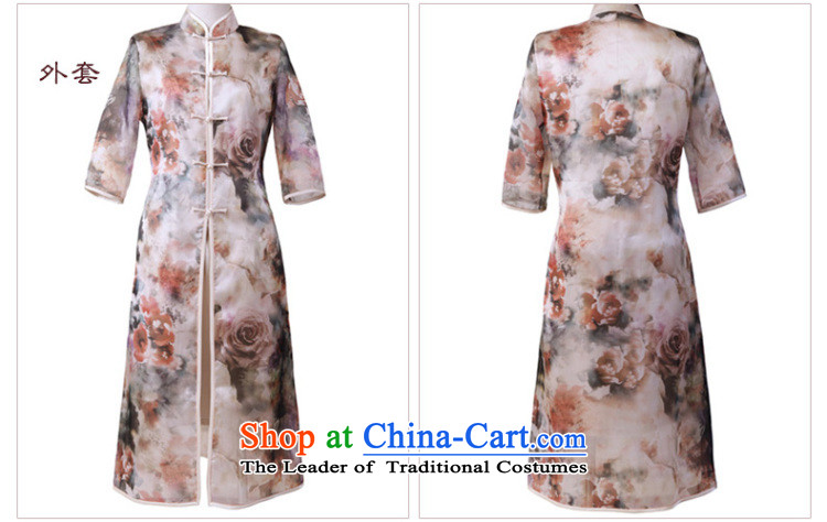 The Butterfly Lovers flowers fall 2015 new upscale, silk Chinese Tang blouses, two kits light jacket milky white L picture, prices, brand platters! The elections are supplied in the national character of distribution, so action, buy now enjoy more preferential! As soon as possible.