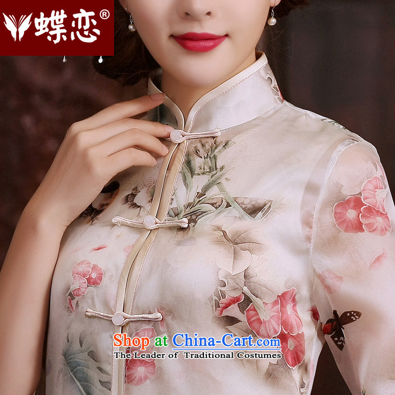 The Butterfly Lovers Butterfly Lovers flowers fall 2015 new upscale, silk Chinese Tang blouses, two kits light jacket 55269 figure - 15 days pre-sale XL, Butterfly Lovers , , , shopping on the Internet