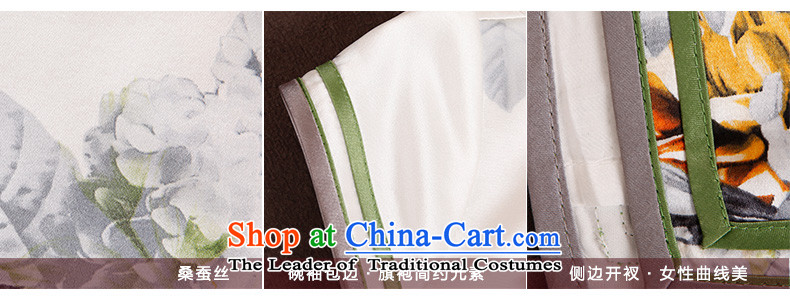 The Butterfly Lovers 2015 new dresses qipao short of summer daily short-sleeved stylish improved Silk Cheongsam figure XXL picture, prices, brand platters! The elections are supplied in the national character of distribution, so action, buy now enjoy more preferential! As soon as possible.