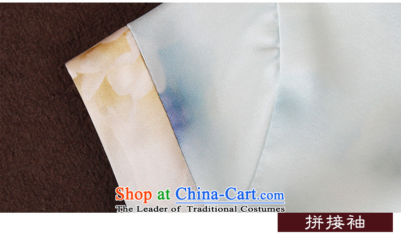 The Butterfly Lovers 2015 new dresses qipao short of summer daily short-sleeved stylish improved Silk Cheongsam 55277 figure - 20 days pre-sale prices, pictures, XXL brand platters! The elections are supplied in the national character of distribution, so action, buy now enjoy more preferential! As soon as possible.