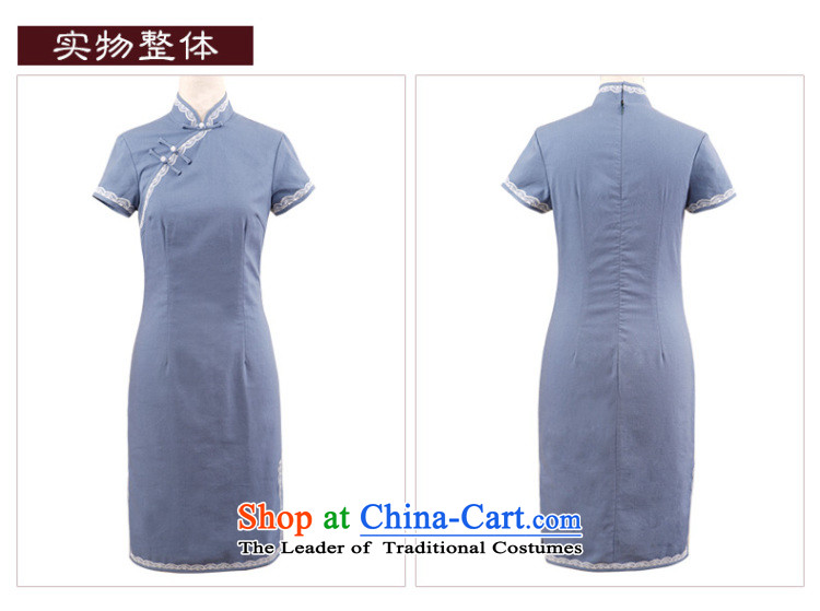 The Butterfly Lovers 2015 Summer new retro Tang Gown cheongsam dress improved stylish daily Sau San cotton linen dresses 55265 figure XXL picture, prices, brand platters! The elections are supplied in the national character of distribution, so action, buy now enjoy more preferential! As soon as possible.