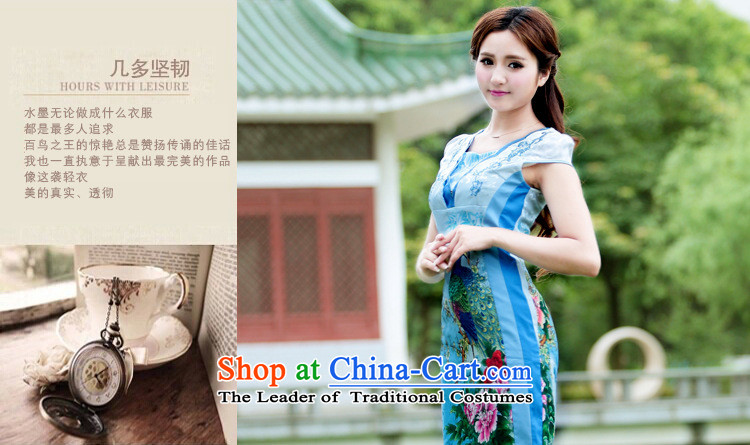 Rain saga *2015 petals female new peacock qipao gown daily Chinese improvements retro style qipao) Mr Ronald short skirt pink XL Photo, prices, brand platters! The elections are supplied in the national character of distribution, so action, buy now enjoy more preferential! As soon as possible.