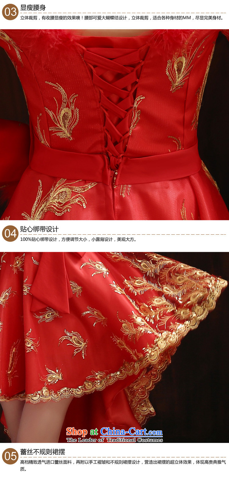 Pure Love bamboo yarn of autumn and winter jackets qipao cotton waffle red toasting champagne plus services bows Dress Short qipao qipao Sau San improved after the former short gown cheongsam red XL Photo, prices, brand platters! The elections are supplied in the national character of distribution, so action, buy now enjoy more preferential! As soon as possible.