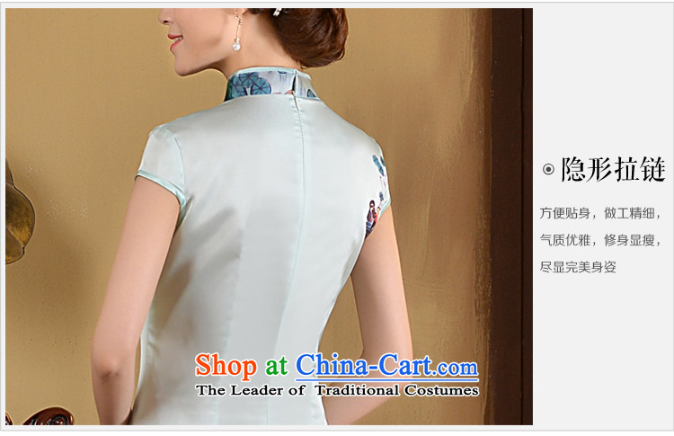 Taylor Martin Taylor Martin 2015 Long of daily qipao spring and summer new retro ethnic Sau San Video Foutune of thin banquet dress cheongsam dress white L picture, prices, brand platters! The elections are supplied in the national character of distribution, so action, buy now enjoy more preferential! As soon as possible.