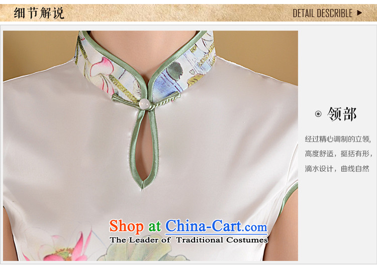 Taylor Martin 2015 long antique dresses and stylish new spring and summer, Sau San video thin foutune temperament short-sleeved white S picture everyday cheongsam, prices, brand platters! The elections are supplied in the national character of distribution, so action, buy now enjoy more preferential! As soon as possible.