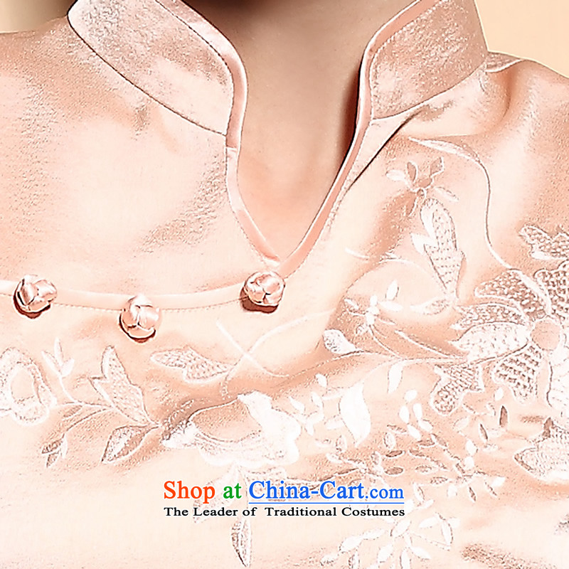[Sau Kwun Tong] Tang dynasty smiling President in spring 2015, the cuff China wind female qipao TC3820 shirt, L, Sau Kwun Tong shopping on the Internet has been pressed.