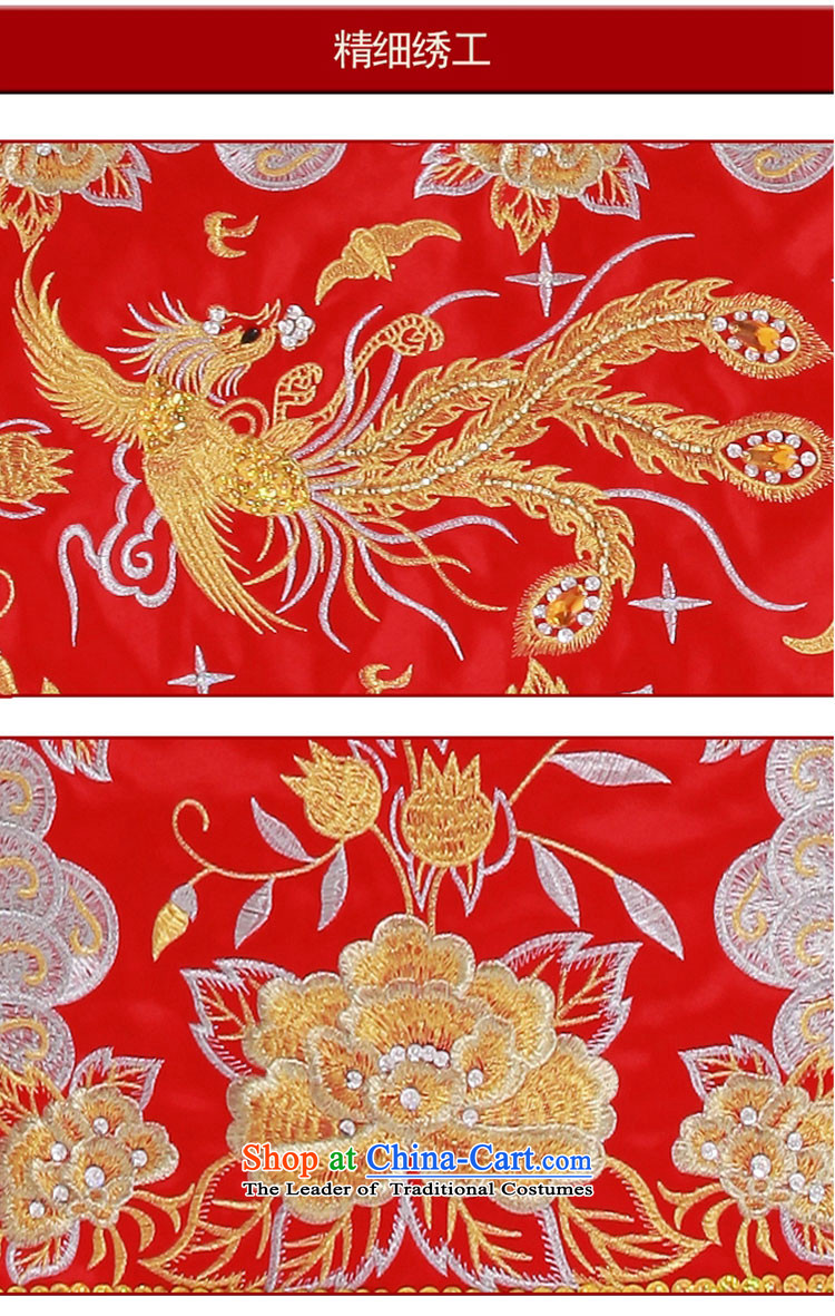 The Syrian-soo wo service time use the new Chinese dragon and the dragon and the use of Sau San embroidered summer clothing bride dress married a drink red wedding costume wedding gown retro L picture, prices, brand platters! The elections are supplied in the national character of distribution, so action, buy now enjoy more preferential! As soon as possible.