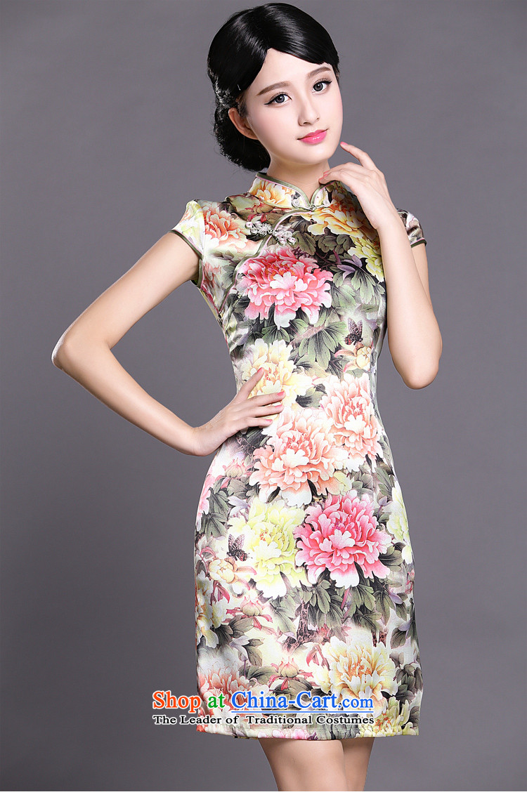 Joe was aristocratic summer new short-sleeved improved cheongsam dress silk Tang dynasty female ZS045 SUIT XL Photo, prices, brand platters! The elections are supplied in the national character of distribution, so action, buy now enjoy more preferential! As soon as possible.