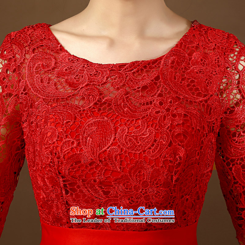 Martin Taylor bride bows services Summer 2015 Marriage Wedding Fashion retro lace Sau San video thin Chinese Short, bridal dresses red XL, Martin (TAILEMARTIN Taylor) , , , shopping on the Internet