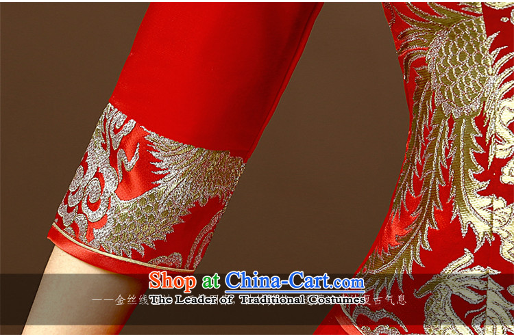 In 2015, Martin Taylor cuff qipao summer wedding video thin large wedding Sau San Code Chinese lace stylish bride long drink red XL pictures, service price, brand platters! The elections are supplied in the national character of distribution, so action, buy now enjoy more preferential! As soon as possible.