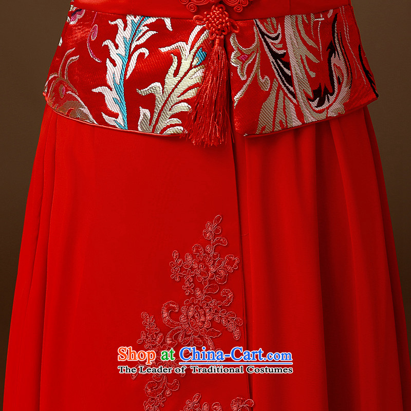 Taylor Martin 2015 wedding dresses spring and summer large Chinese Foutune of Chinese long marriages wedding dresses red dress uniform bows M Taylor (TAILEMARTIN Martin) , , , shopping on the Internet