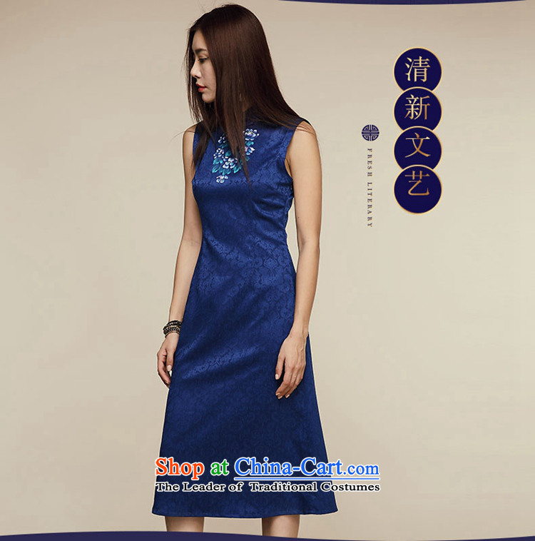 No. Tang Ramadan porcelain cheongsam dress summer new ethnic retro women's sleeveless dresses picture color S picture, prices, brand platters! The elections are supplied in the national character of distribution, so action, buy now enjoy more preferential! As soon as possible.
