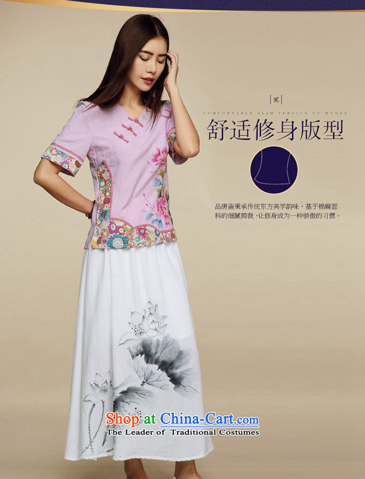 No. of Ramadan 2015 Summer Tang new retro Chinese tea serving short-sleeved T-shirt color pictures qipao S picture, prices, brand platters! The elections are supplied in the national character of distribution, so action, buy now enjoy more preferential! As soon as possible.
