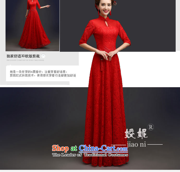 Every spring 2015 stylish brides Connie qipao marriage services red Chinese in bows cuff improved large long summer QP103 qipao red L picture, prices, brand platters! The elections are supplied in the national character of distribution, so action, buy now enjoy more preferential! As soon as possible.