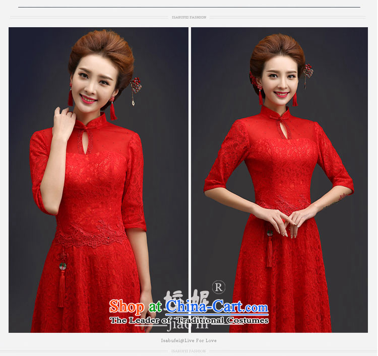 Every spring 2015 stylish brides Connie qipao marriage services red Chinese in bows cuff improved large long summer QP103 qipao red L picture, prices, brand platters! The elections are supplied in the national character of distribution, so action, buy now enjoy more preferential! As soon as possible.