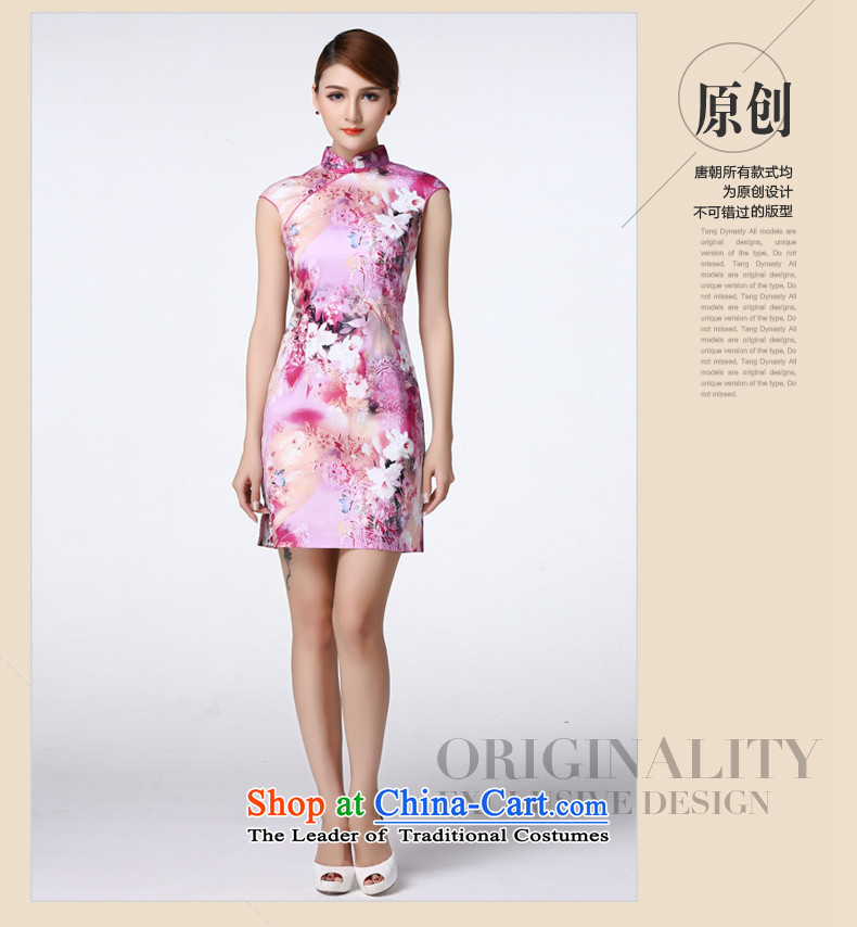 The Tang dynasty, forming the sexy daily improved Chinese Disc detained suit short skirt girls cheongsam dress TXF41119 first floor lily XL Photo, prices, brand platters! The elections are supplied in the national character of distribution, so action, buy now enjoy more preferential! As soon as possible.