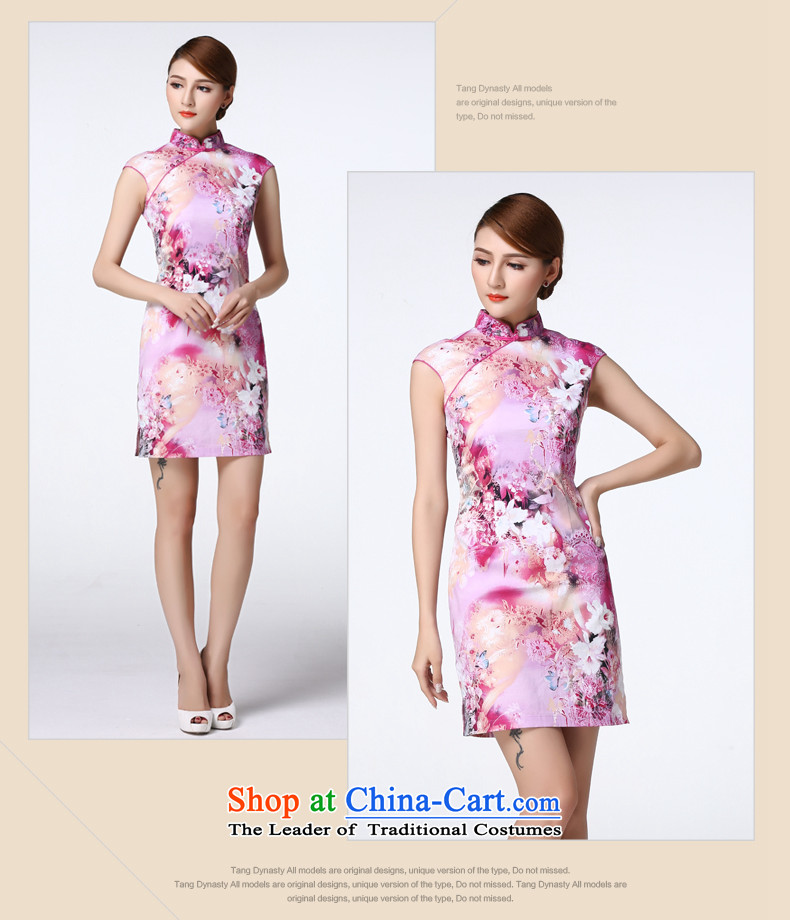 The Tang dynasty, forming the sexy daily improved Chinese Disc detained suit short skirt girls cheongsam dress TXF41119 first floor lily XL Photo, prices, brand platters! The elections are supplied in the national character of distribution, so action, buy now enjoy more preferential! As soon as possible.
