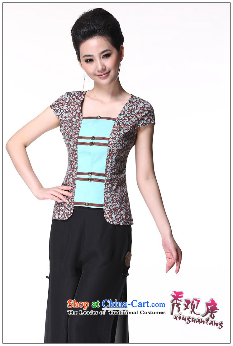 Sau Kwun Tong and a national women's wind/replace Ms. Tang Xia blouses/Chinese improved short-sleeved picture color pictures, prices, XL brand platters! The elections are supplied in the national character of distribution, so action, buy now enjoy more preferential! As soon as possible.