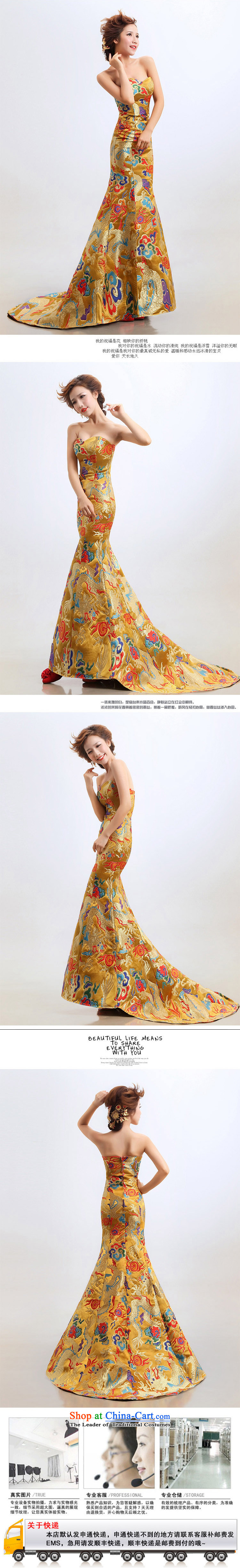 Charlene Choi Spirit new stars with 2015) robes of the dragon, marriages cheongsam dress bows wedding will red L picture, prices, brand platters! The elections are supplied in the national character of distribution, so action, buy now enjoy more preferential! As soon as possible.