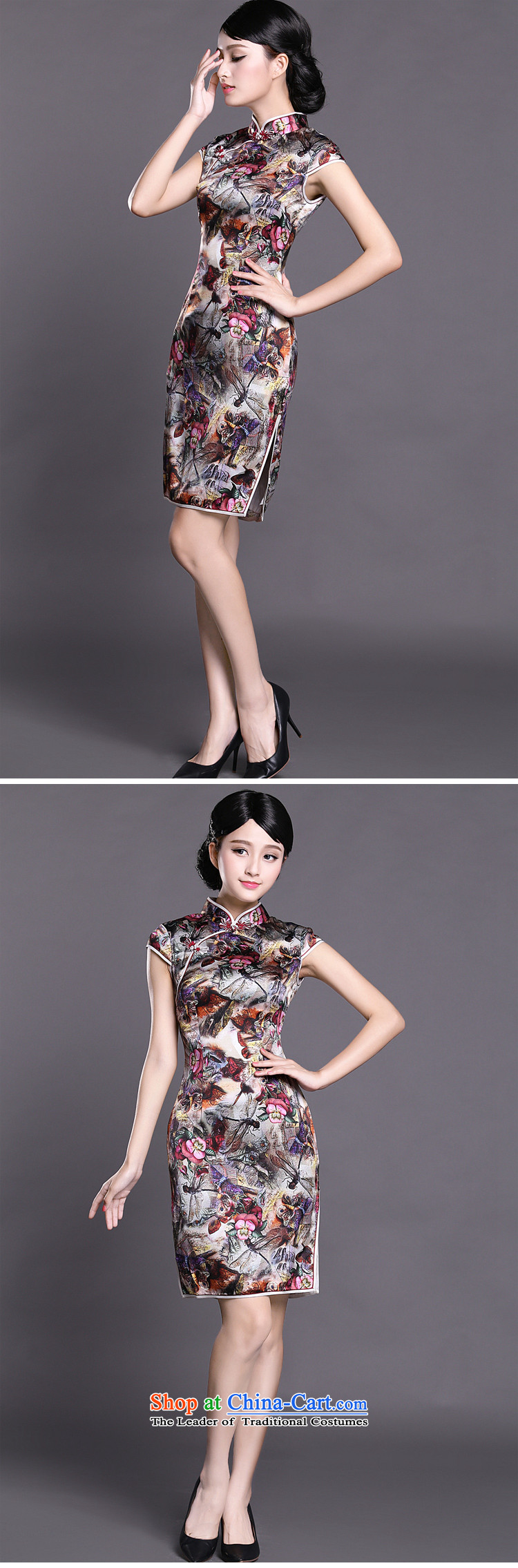 Joe was aristocratic ethnic cheongsam dress silk-day summer ZS011 Ms. improved suit XL Photo, prices, brand platters! The elections are supplied in the national character of distribution, so action, buy now enjoy more preferential! As soon as possible.