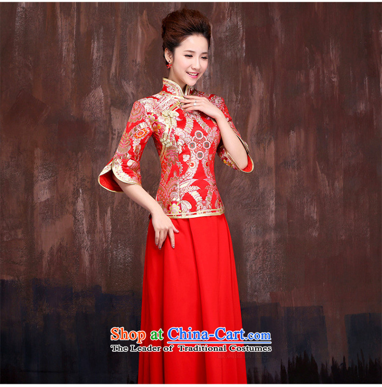 Charlene Choi Spirit wedding dresses new 2015 dress in marriage retro bows long-sleeved bride long summer X00271 XL Photo, prices, brand platters! The elections are supplied in the national character of distribution, so action, buy now enjoy more preferential! As soon as possible.