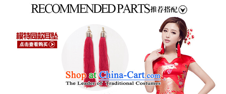 Charlene Choi Ling marriages female qipao wedding dresses red short of Chinese improved services embroidery retro qipao bows M picture, prices, brand platters! The elections are supplied in the national character of distribution, so action, buy now enjoy more preferential! As soon as possible.