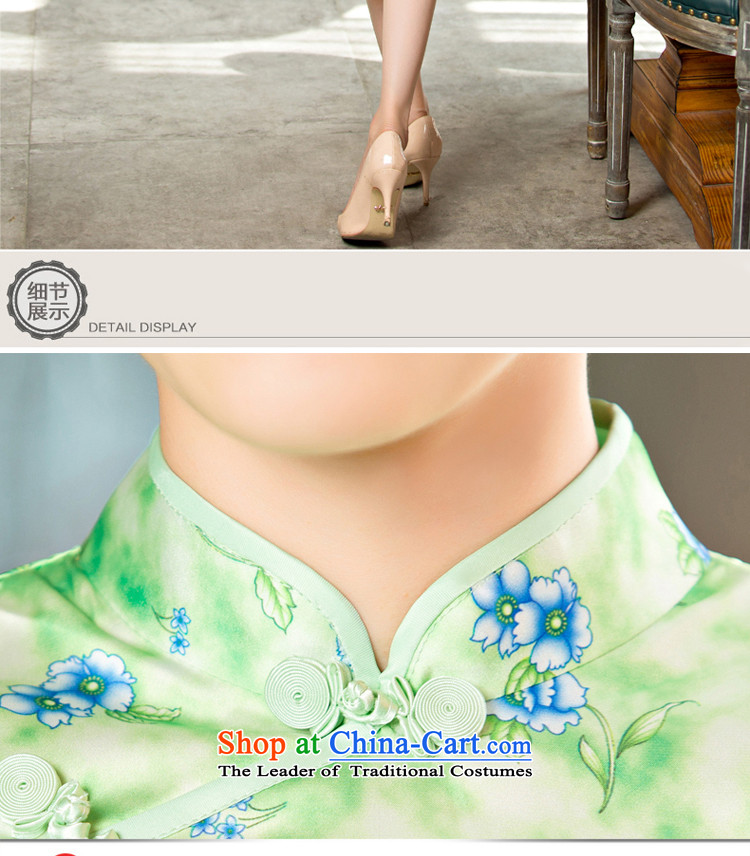 The pro-am daily new improvements by 2015 stylish short-sleeved summer cheongsam dress shirt FMS-236+ girls qipao skirt m White Snow woven skirts XL Photo, prices, brand platters! The elections are supplied in the national character of distribution, so action, buy now enjoy more preferential! As soon as possible.