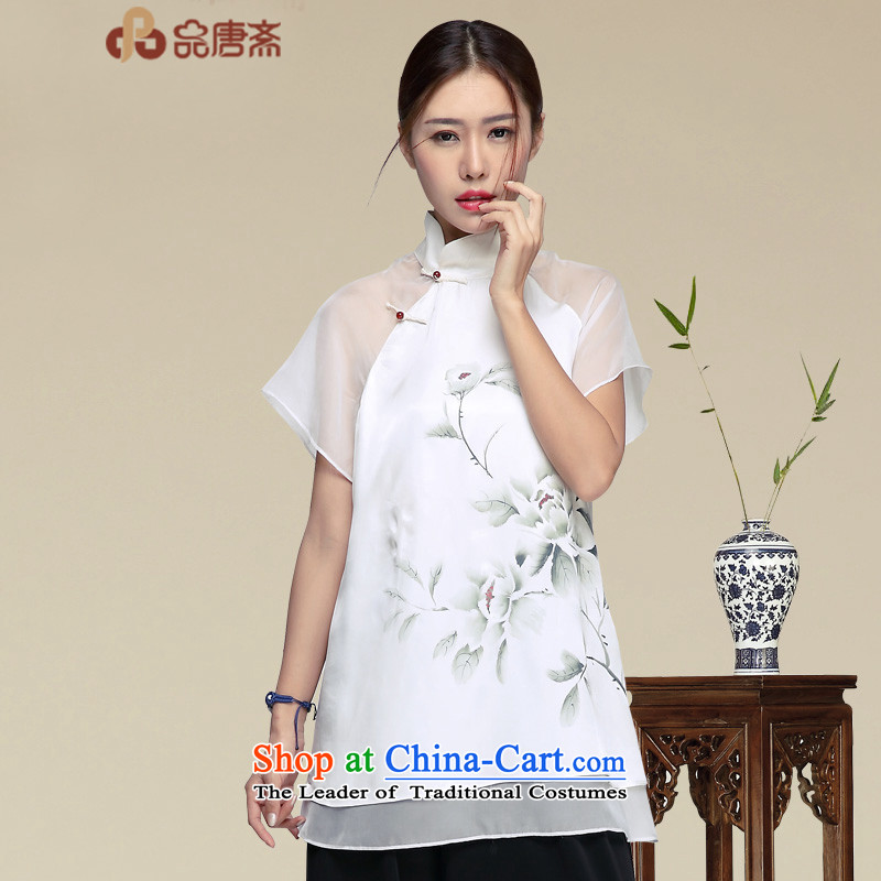 No. 2015, Tang Dynasty Ramadan Tang Summer China wind women improved Han-short-sleeved T-shirt color pictures qipao XL, Tang Ramadan , , , No. shopping on the Internet
