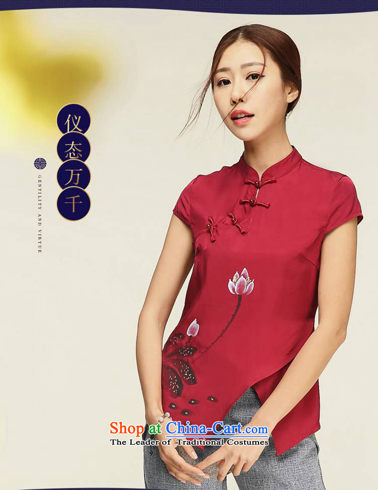 No. 2015, Tang Dynasty Ramadan Tang summer improved Han-China wind women short-sleeved T-shirt qipao retro RED M picture, prices, brand platters! The elections are supplied in the national character of distribution, so action, buy now enjoy more preferential! As soon as possible.