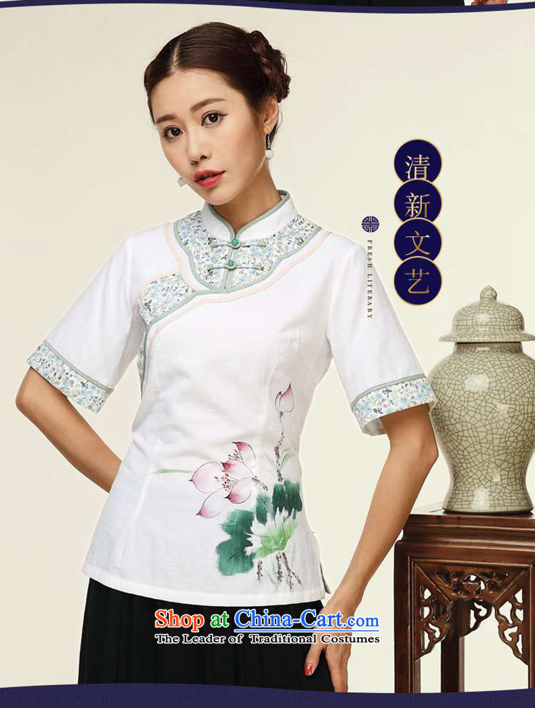 No. of Ramadan 2015 Tang cotton linen dresses shirt China wind cotton linen, Ms. Tang dynasty tea services map color pictures, prices, XL brand platters! The elections are supplied in the national character of distribution, so action, buy now enjoy more preferential! As soon as possible.