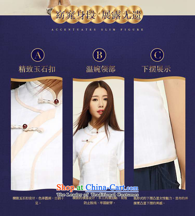 No. of Ramadan 2015 Summer Tang Han-China wind improved Tang dynasty, cotton linen clothes white S pictures cheongsam, prices, brand platters! The elections are supplied in the national character of distribution, so action, buy now enjoy more preferential! As soon as possible.