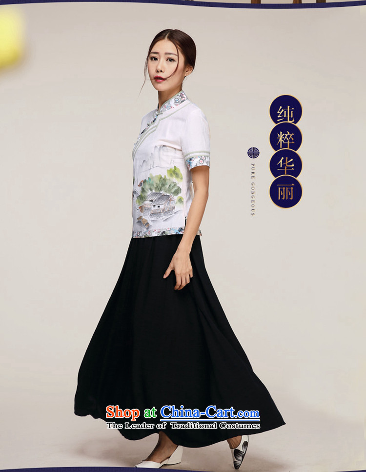 No. Tang Ramadan 2015 cotton linen clothes female summer new Tang dynasty China wind cotton linen retro women improved Han-T-shirt color pictures qipao L picture, prices, brand platters! The elections are supplied in the national character of distribution, so action, buy now enjoy more preferential! As soon as possible.