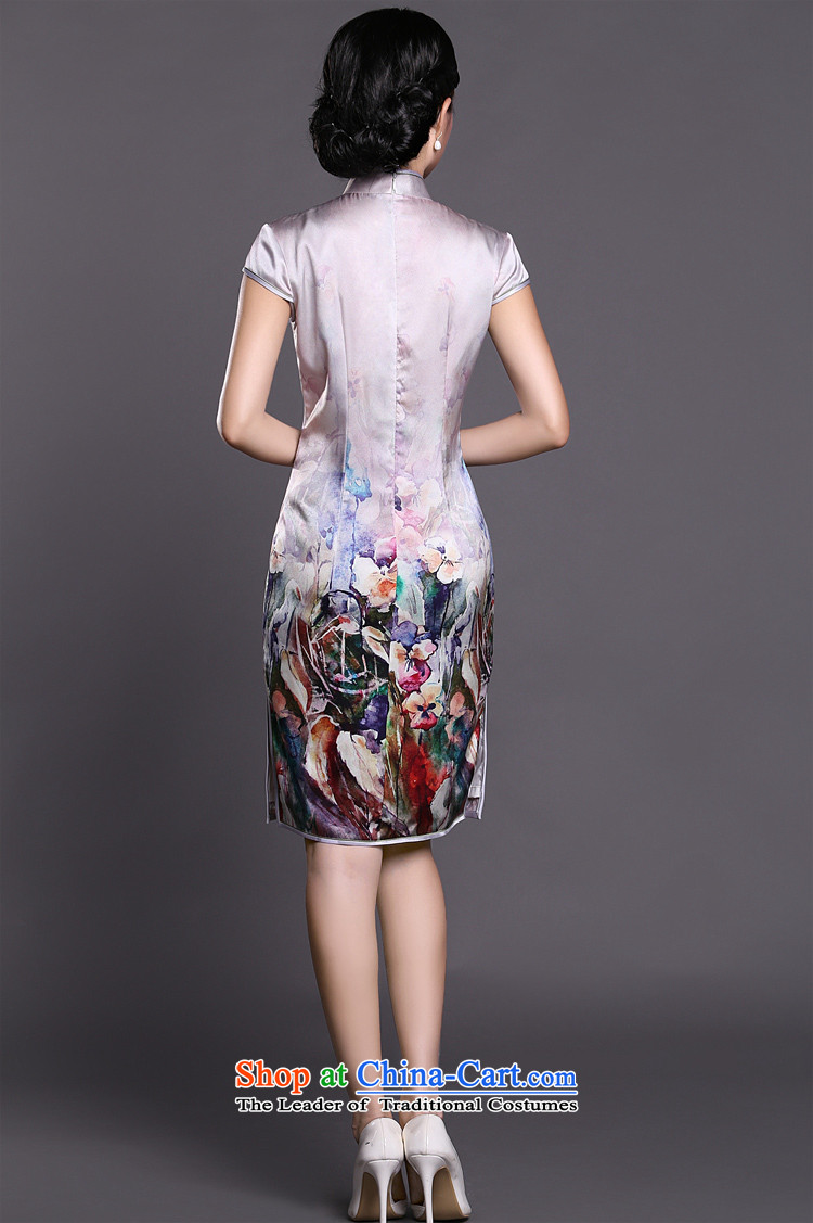 Joe was aristocratic upscale heavyweight silk cheongsam dress summer China wind ZS026 female Suit M picture, prices, brand platters! The elections are supplied in the national character of distribution, so action, buy now enjoy more preferential! As soon as possible.