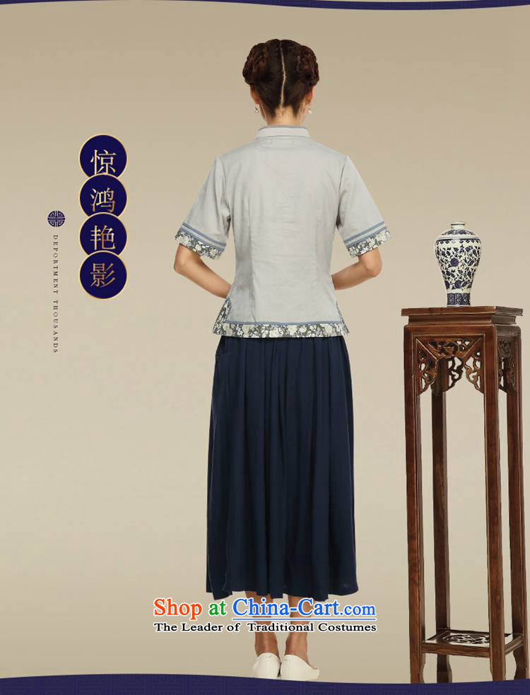 Tang Tang Dynasty Ramadan No. female summer retro China wind tea services improved Han-short-sleeved T-shirt color pictures qipao L picture, prices, brand platters! The elections are supplied in the national character of distribution, so action, buy now enjoy more preferential! As soon as possible.
