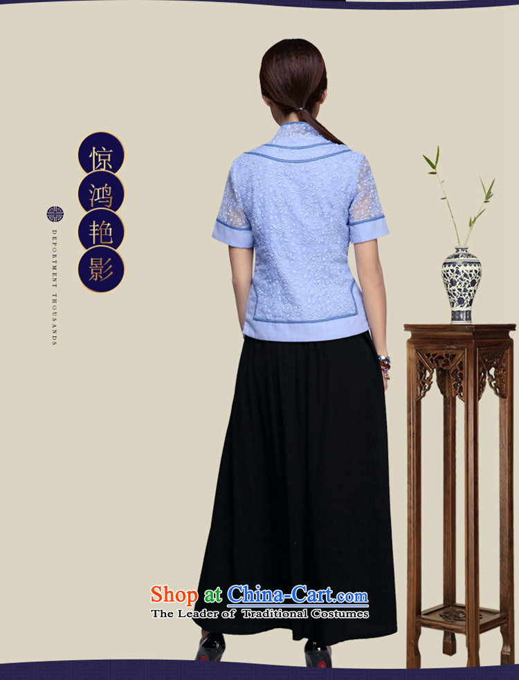 No. of Ramadan 2015 Summer Tang New China wind Han-improved qipao short-sleeved T-shirt picture color pictures, prices, XL brand platters! The elections are supplied in the national character of distribution, so action, buy now enjoy more preferential! As soon as possible.