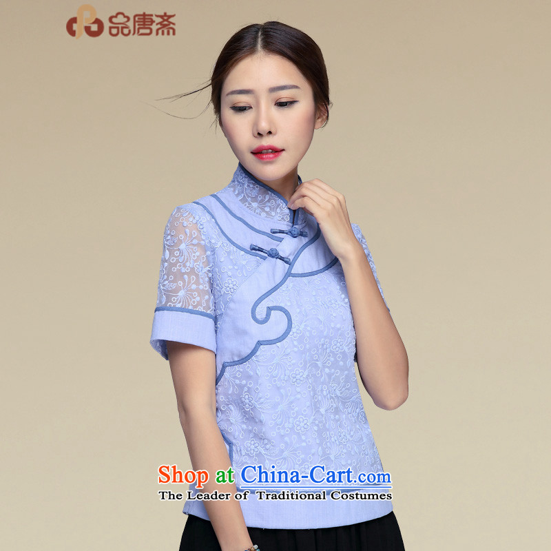 No. of Ramadan 2015 Summer Tang New China wind Han-improved qipao short-sleeved T-shirt picture color?XL