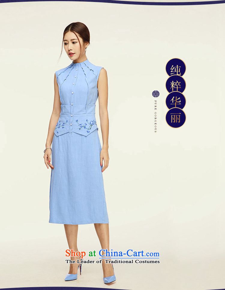 No. of Ramadan 2015 Summer Tang new cheongsam dress retro China wind Sau San cotton linen dresses picture color S picture, prices, brand platters! The elections are supplied in the national character of distribution, so action, buy now enjoy more preferential! As soon as possible.