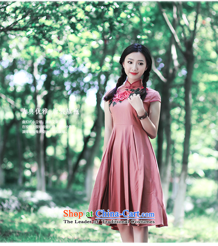 After a wind of nostalgia for the arts van 2015 Summer collar dresses ethnic qipao China wind dresses 5406 5406 Blue S picture, prices, brand platters! The elections are supplied in the national character of distribution, so action, buy now enjoy more preferential! As soon as possible.