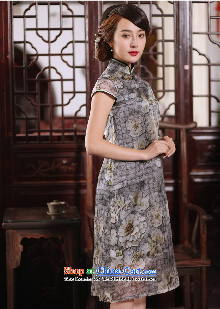 Love of birds since Tim incense dull 2015 New Silk Cheongsam dress sauna silk dresses  QD765 liberal figure L picture, prices, brand platters! The elections are supplied in the national character of distribution, so action, buy now enjoy more preferential! As soon as possible.