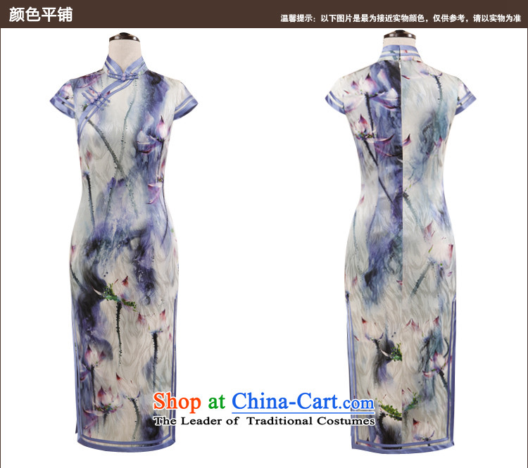 I should be grateful if you would have the birds Lian Lian  2015 new products for summer qipao herbs extract daily long cheongsam dress Sau San QD764 figure XXL picture, prices, brand platters! The elections are supplied in the national character of distribution, so action, buy now enjoy more preferential! As soon as possible.