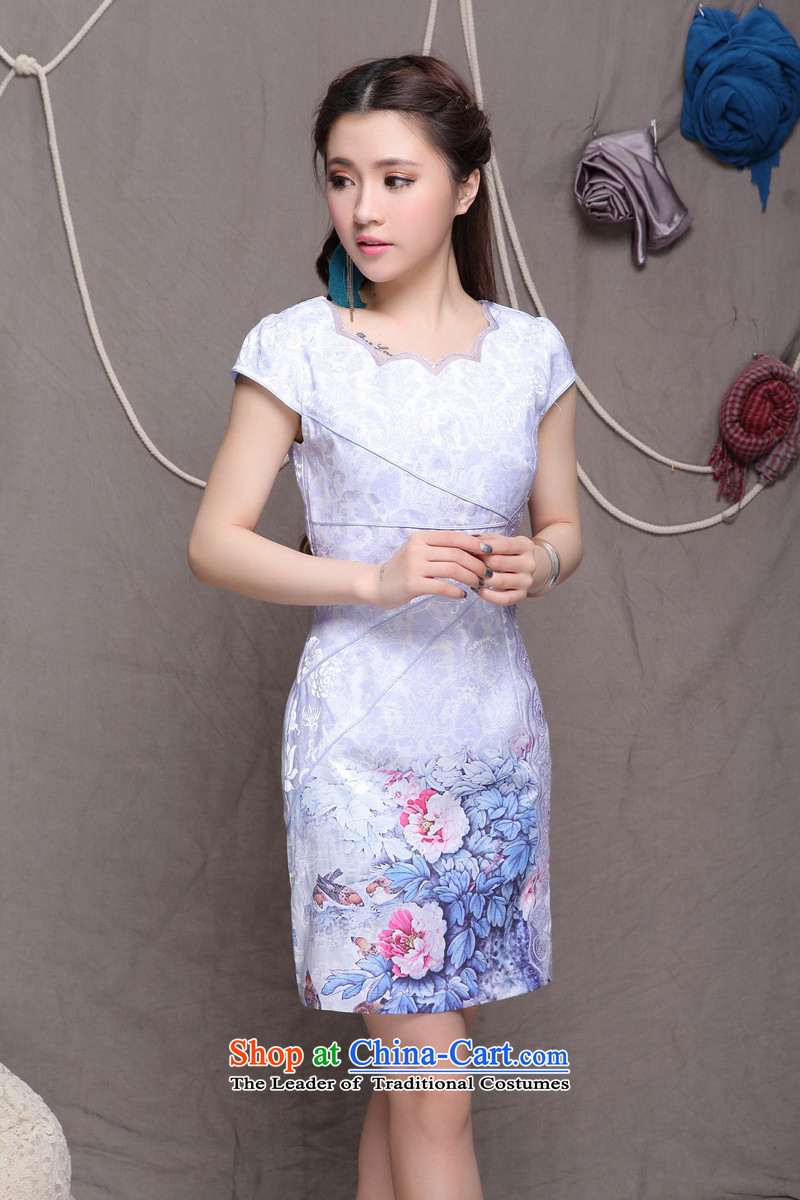 Gaudu Elisabeth Deere 2015 high-end of ethnic Chinese cheongsam dress retro style graphics thin cheongsam FA033_9902 Sau San pink XL Photo, prices, brand platters! The elections are supplied in the national character of distribution, so action, buy now enjoy more preferential! As soon as possible.