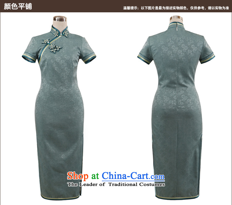 Love Birds of its 2015 if the new summer stylish and elegant qipao retro long Silk Cheongsam  QD760 figure L-pre-sale 15 days pictures, prices, brand platters! The elections are supplied in the national character of distribution, so action, buy now enjoy more preferential! As soon as possible.