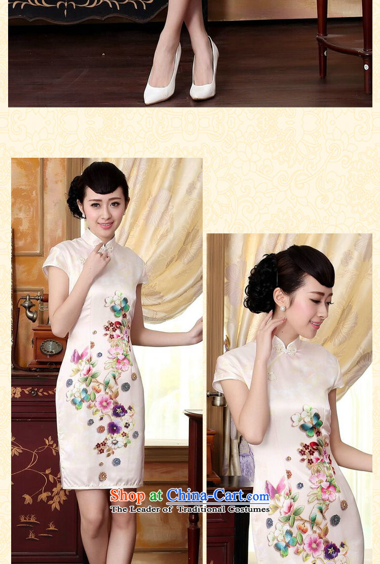 It new summer autumn Mudan heavyweight silk positioning poster herbs extract Elastic satin short skirts qipao dinner swordmakers Mudan S picture, prices, brand platters! The elections are supplied in the national character of distribution, so action, buy now enjoy more preferential! As soon as possible.