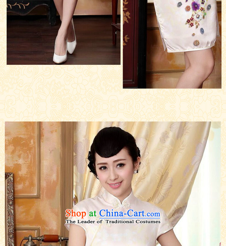 It new summer autumn Mudan heavyweight silk positioning poster herbs extract Elastic satin short skirts qipao dinner swordmakers Mudan S picture, prices, brand platters! The elections are supplied in the national character of distribution, so action, buy now enjoy more preferential! As soon as possible.