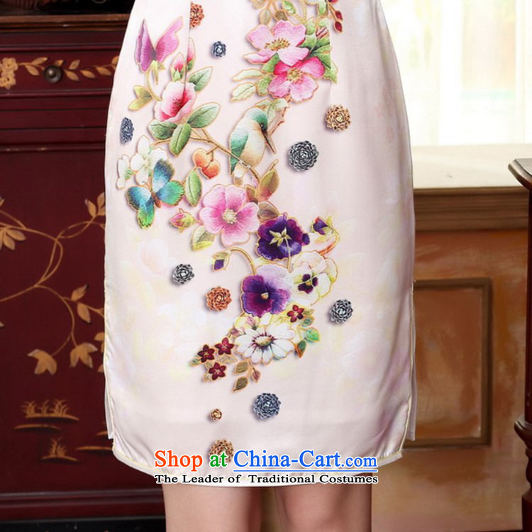 In accordance with the Love l summer trendy new for women of nostalgia for the improvement of Chinese collar is pressed to Sau San Tong short-sleeved qipao skirt LGD/Z0024# REPLACE figure S picture, prices, brand platters! The elections are supplied in the national character of distribution, so action, buy now enjoy more preferential! As soon as possible.
